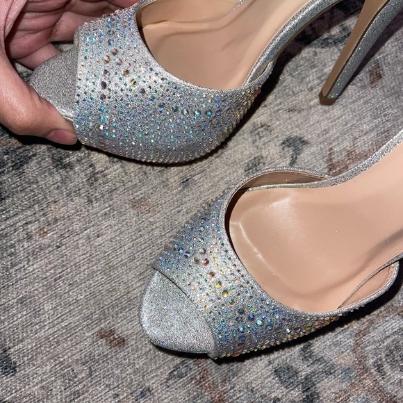 Jewel Studded Heels - Picture 3 of 6